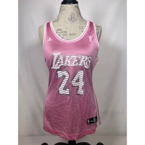 Kobe Bryant #24 Los Angeles Lakers adidas NBA 4Her Pink Jersey Women's LARGE